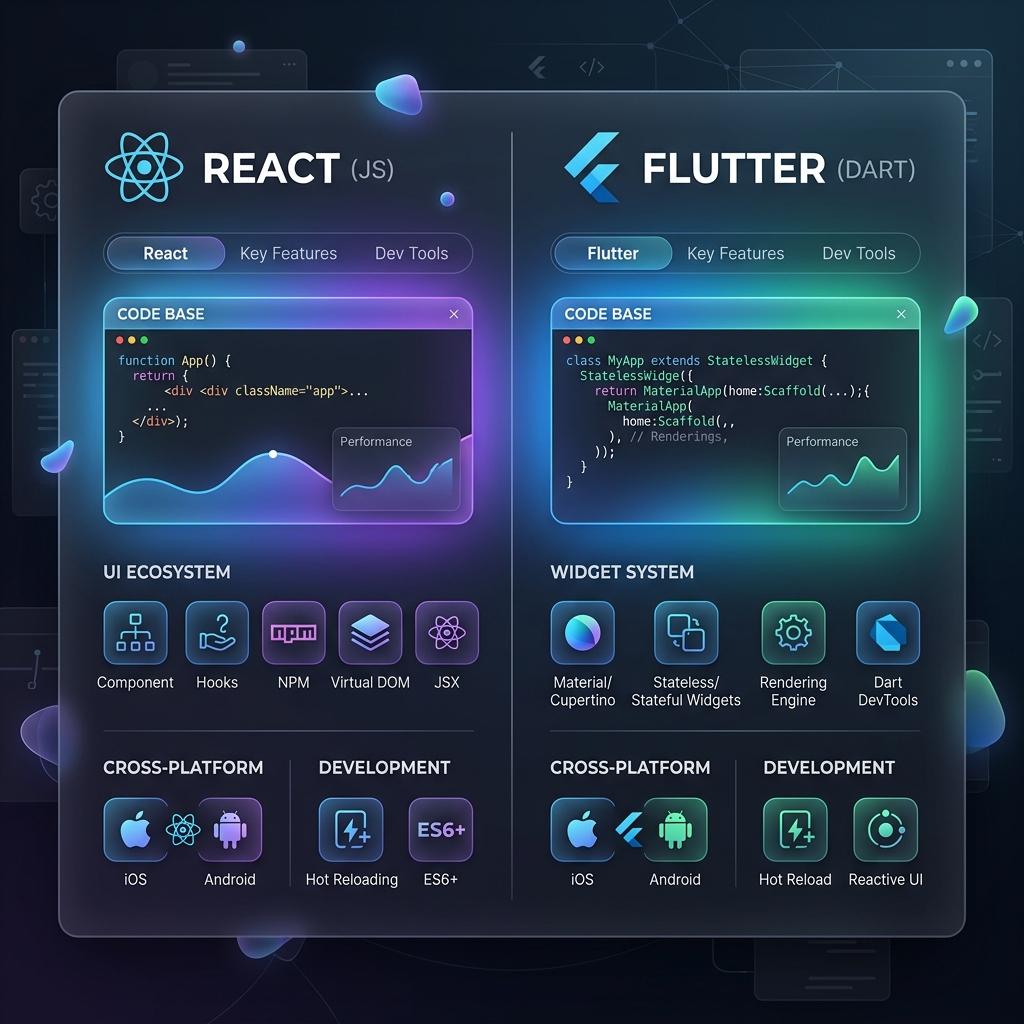 React vs Flutter Comparison